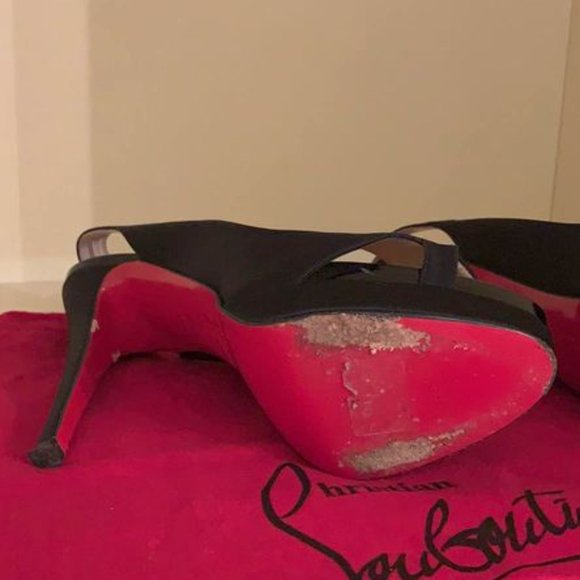 Christian Louboutin - Very Croise 140 crêpe satin - Picture 2 of 4